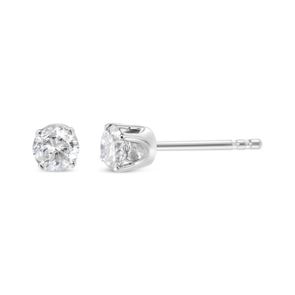 4-Prong Classic Solitaire Stud Earrings