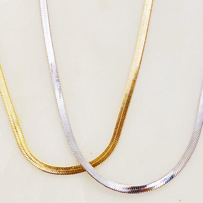 Simple Herringbone Necklace