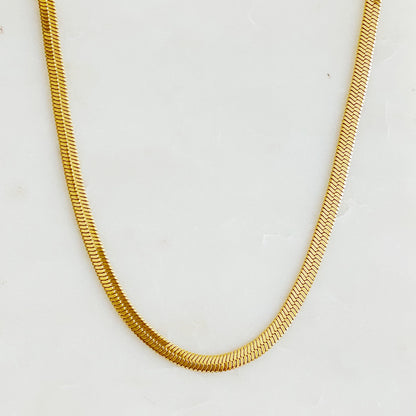 Simple Herringbone Necklace