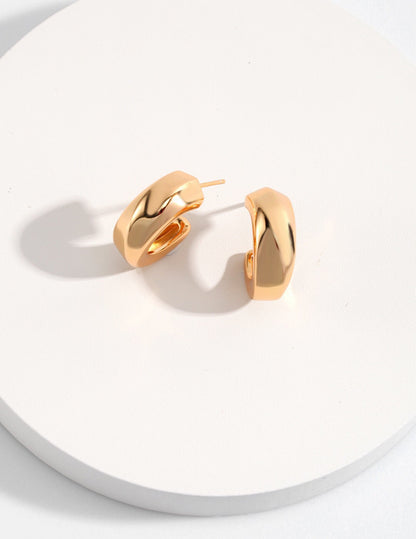 Bold Gold Vermeil Chunky Hoops for a Statement Look