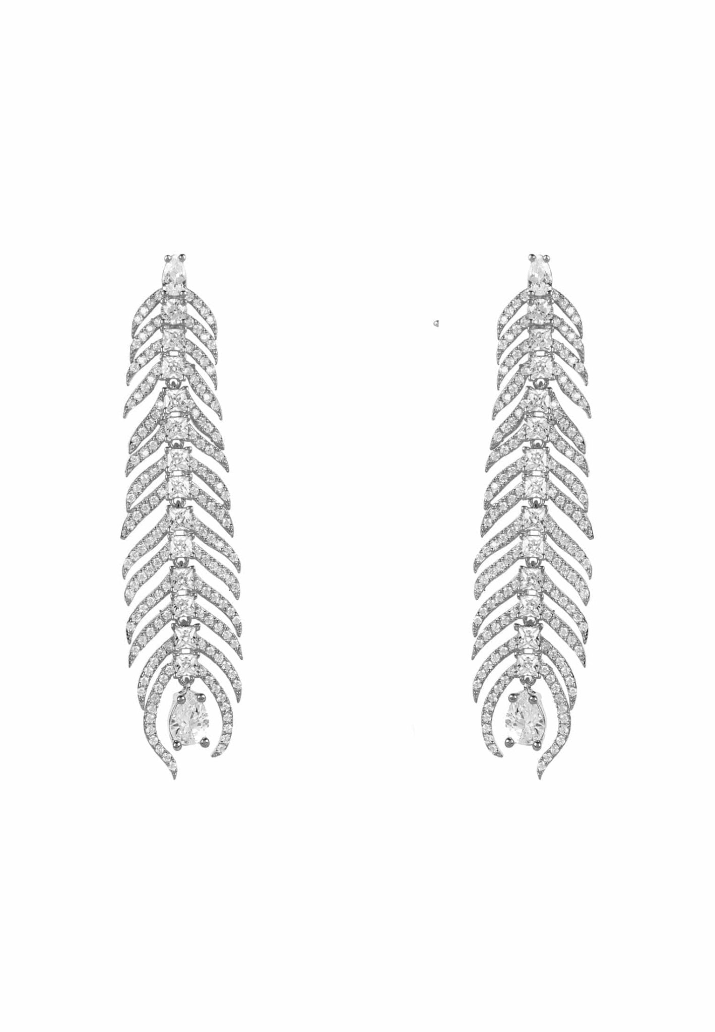 Peacock Feather Elongated Drops