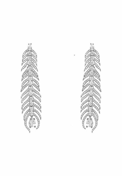 Peacock Feather Elongated Drops