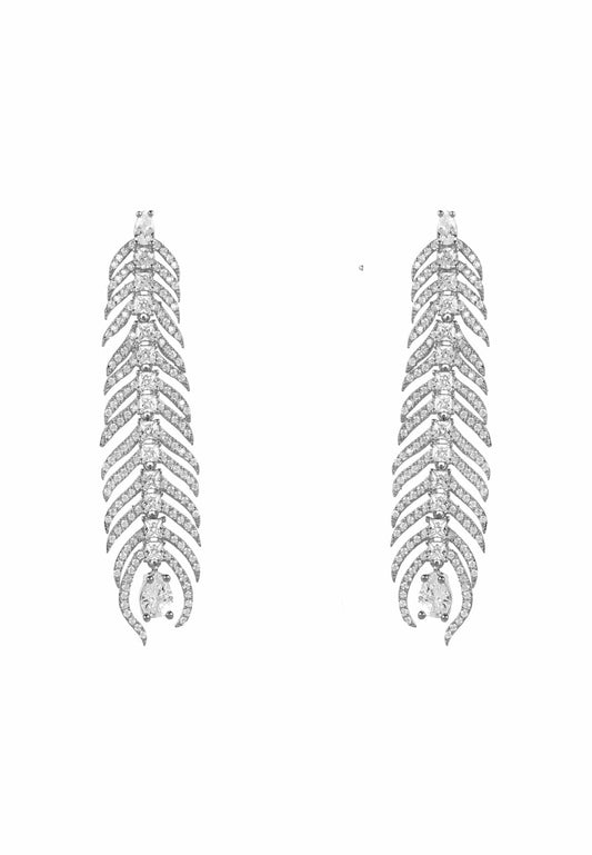 Peacock Feather Elongated Drops