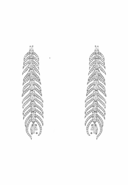 Peacock Feather Elongated Drops