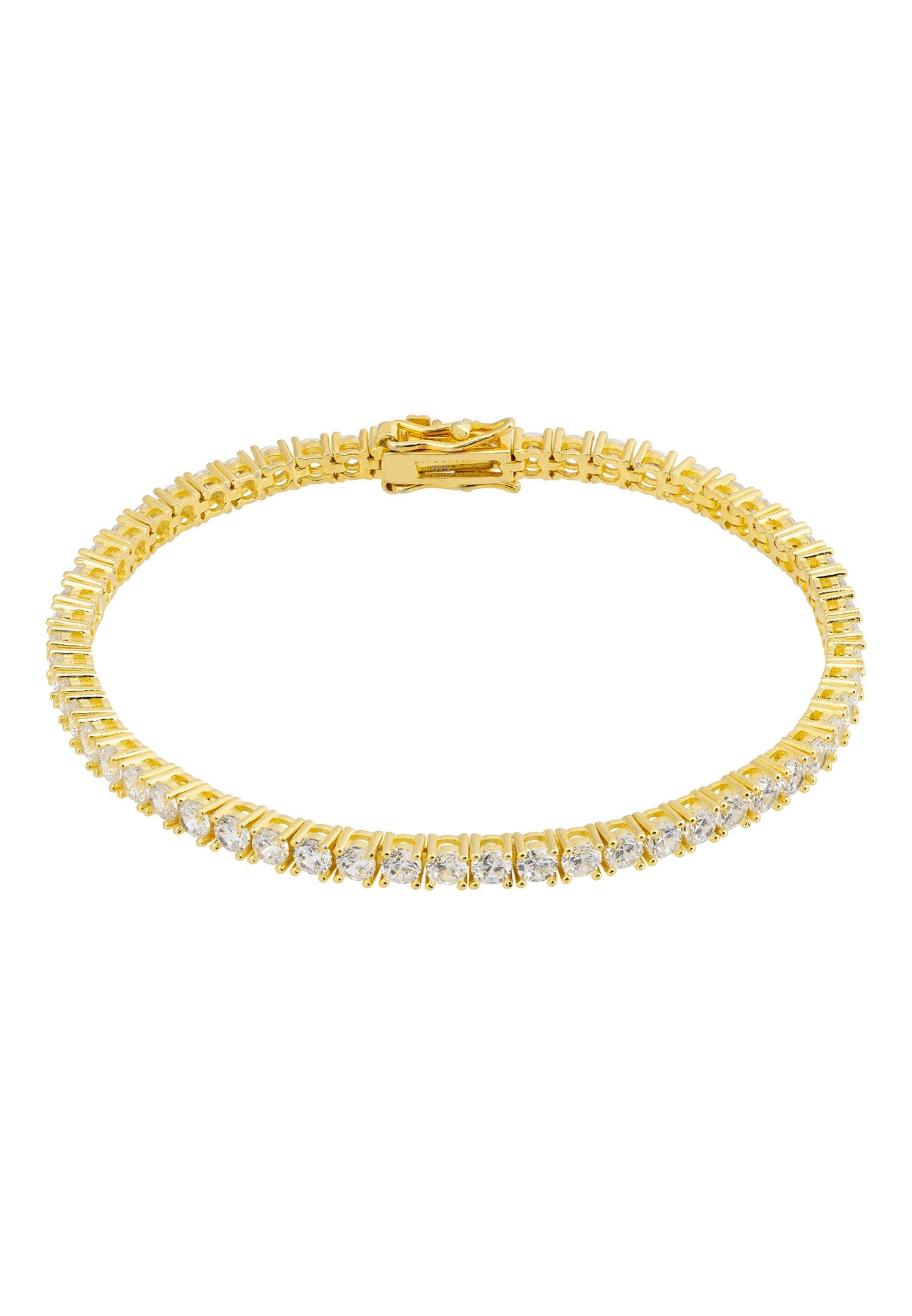 Diamond Tennis Bracelet Gold