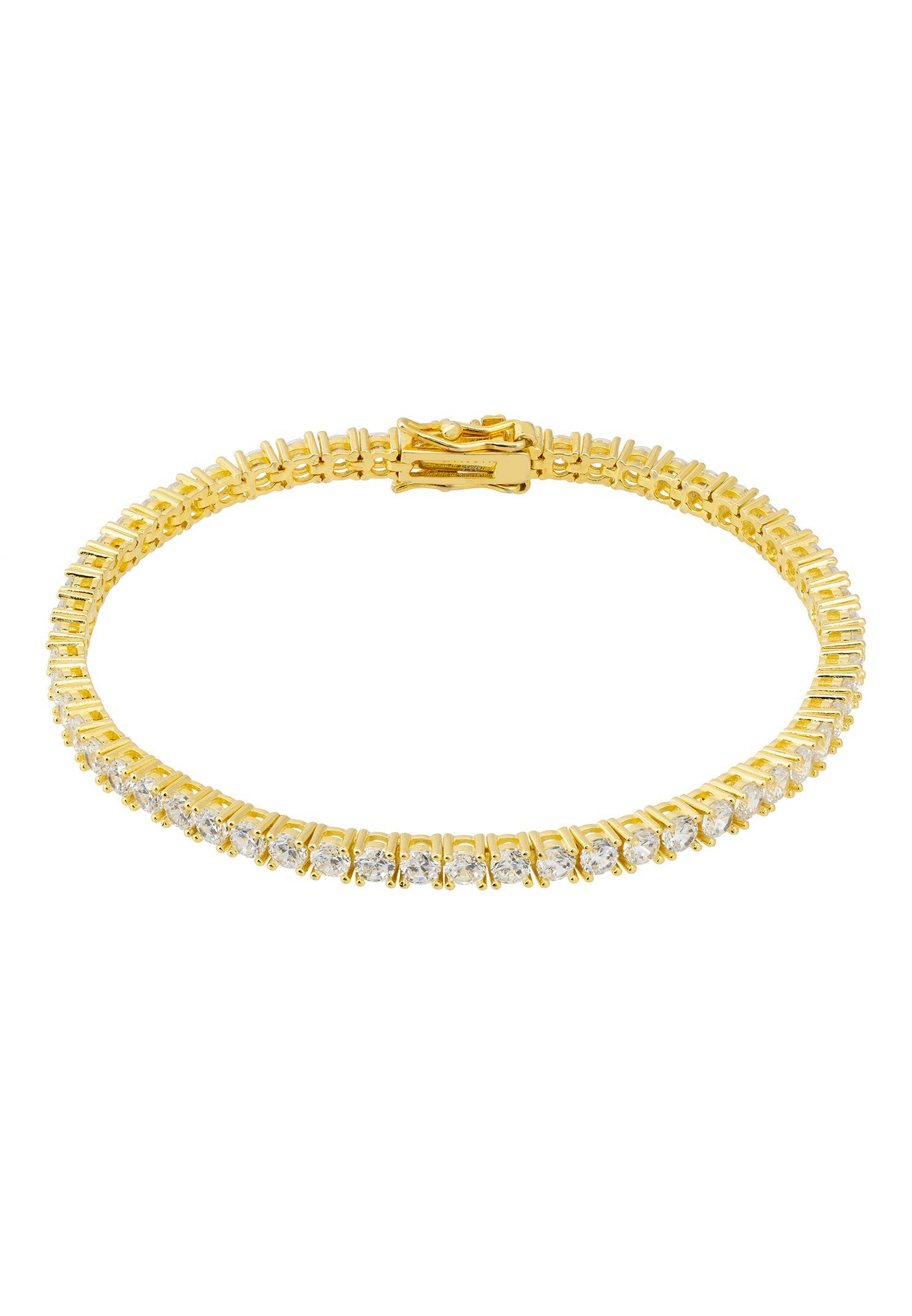 Diamond Tennis Bracelet Gold