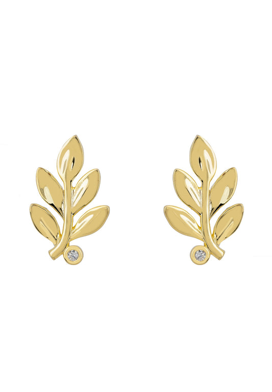 Leaf Stud Earrings