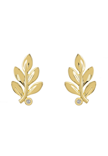 Leaf Stud Earrings