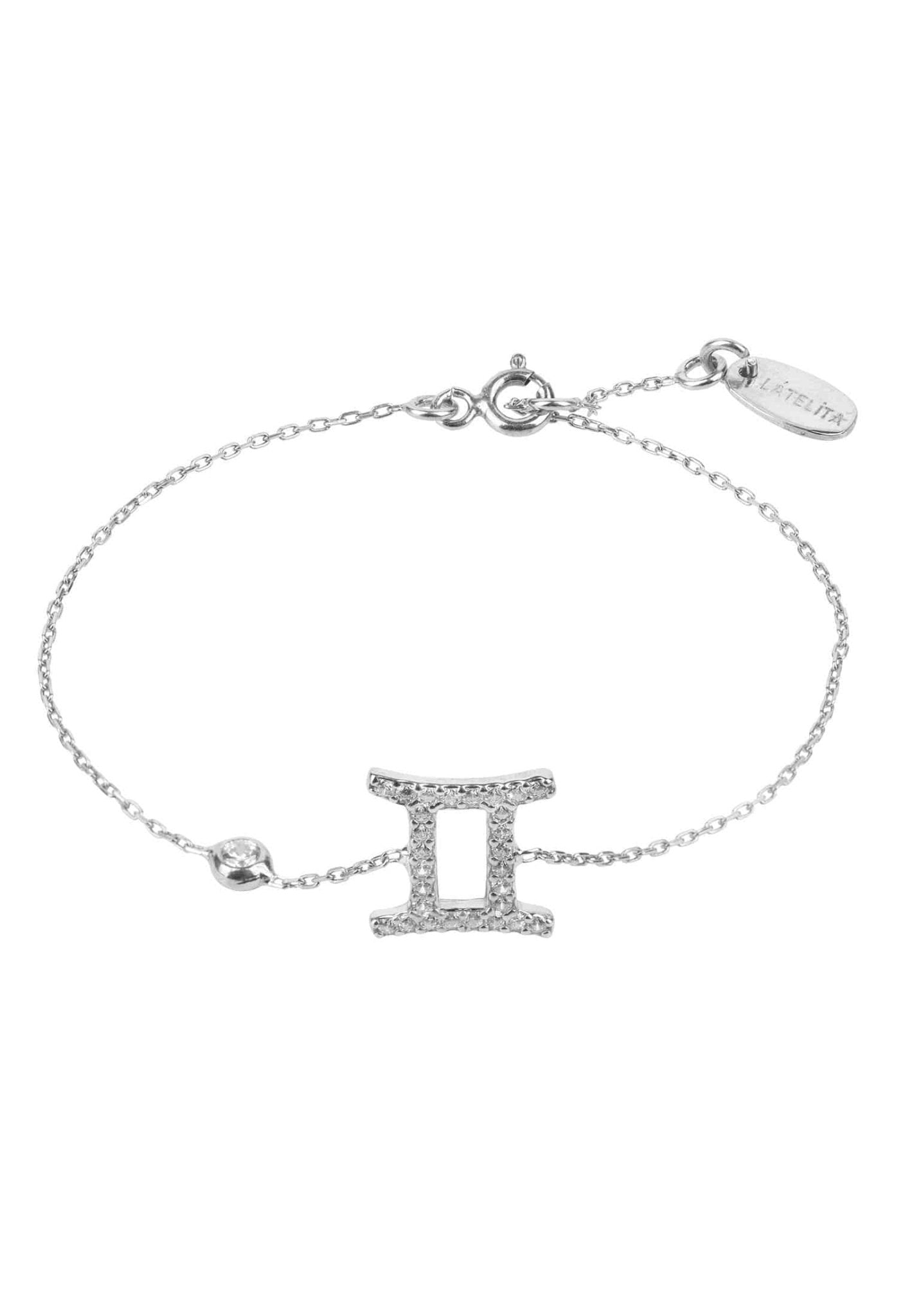 Gemini Zodiac Horoscope Pendant Bracelet