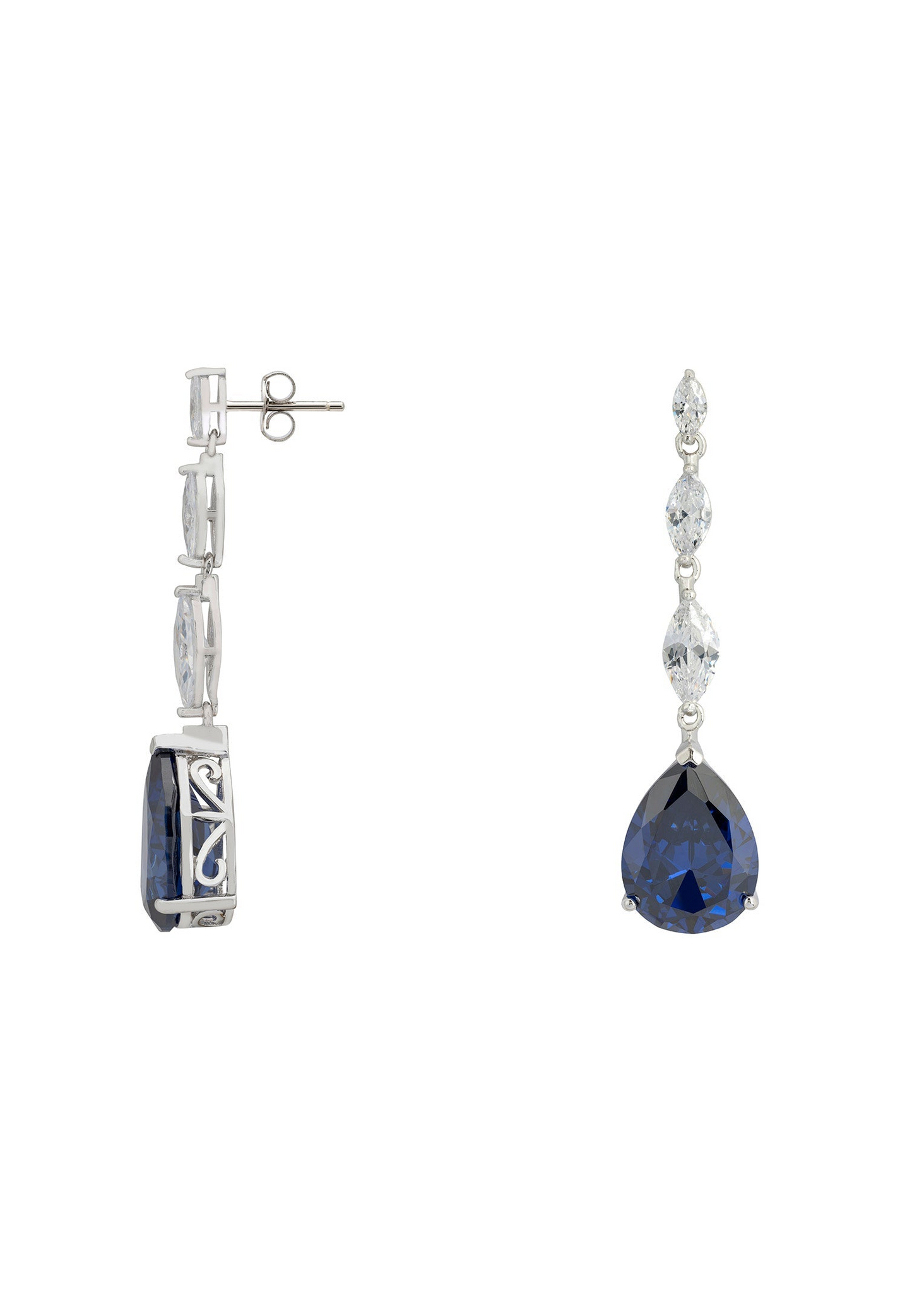 lab grown gemstone earrings