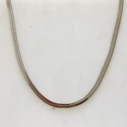 Simple Herringbone Necklace