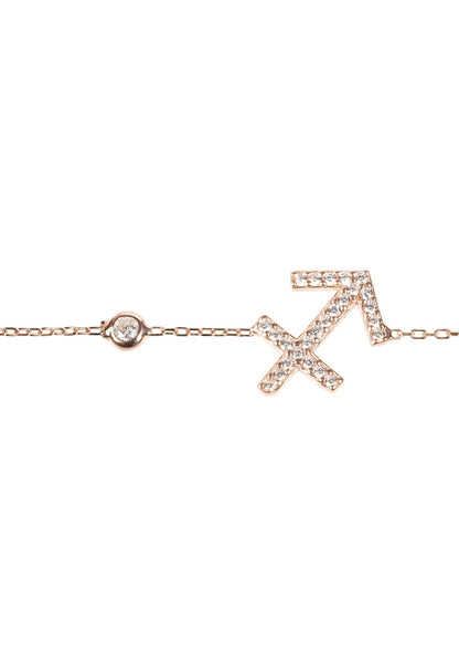 Sagittarius Zodiac Pendant Bracelet