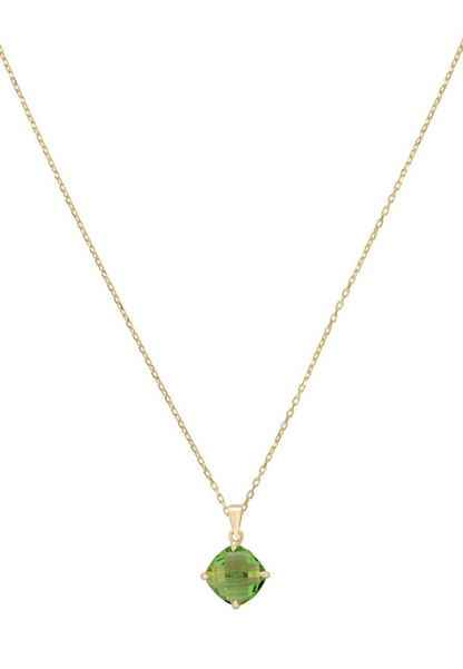 Empress Peridot Gemstone Necklace