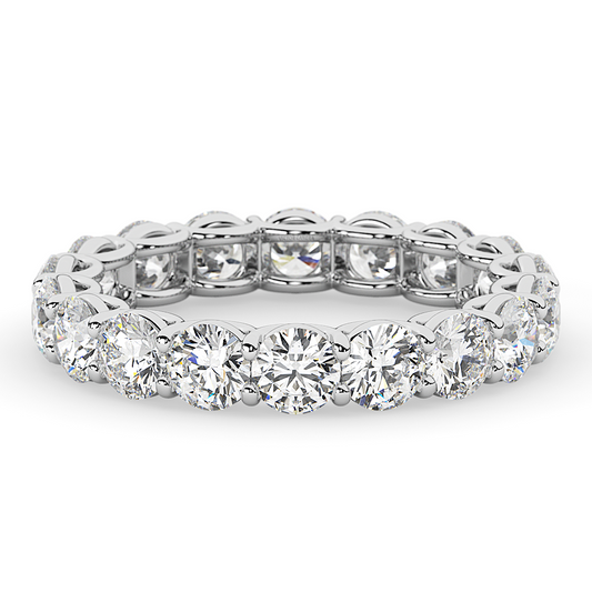 lab grown diamond ring eternity band